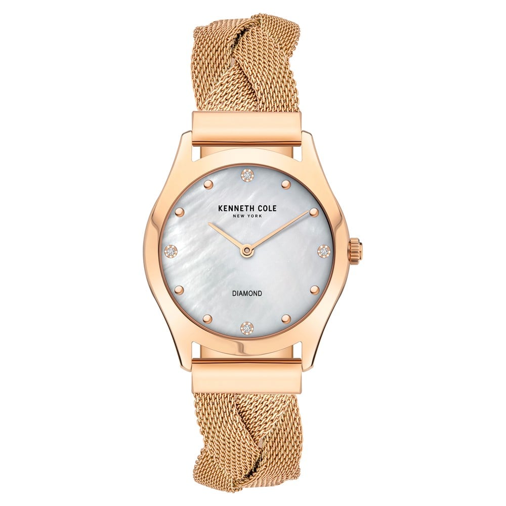 Buy Online Kenneth Cole Quartz Analog Mother Of Pearl Dial Stainless