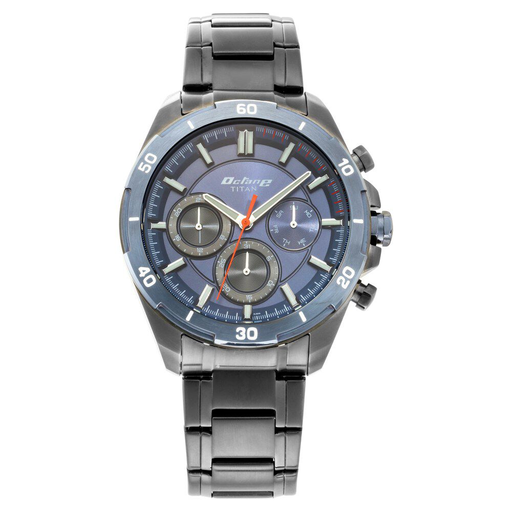 Buy Online Titan Slimline Blue Dial Analog Metal Strap watch for Women -  nr95141qm01 | Titan