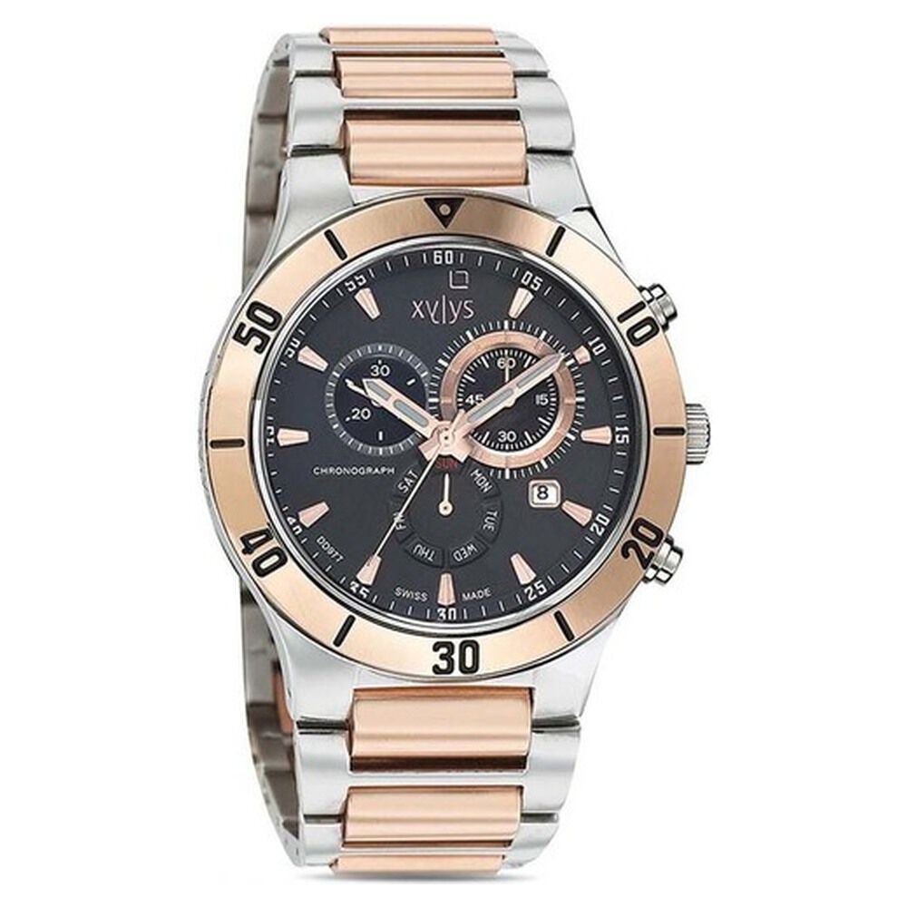 Buy Online Xylys Quartz Chronograph Silver Dial Plastic Strap Watch for Men  - nf9250sp02 | Titan
