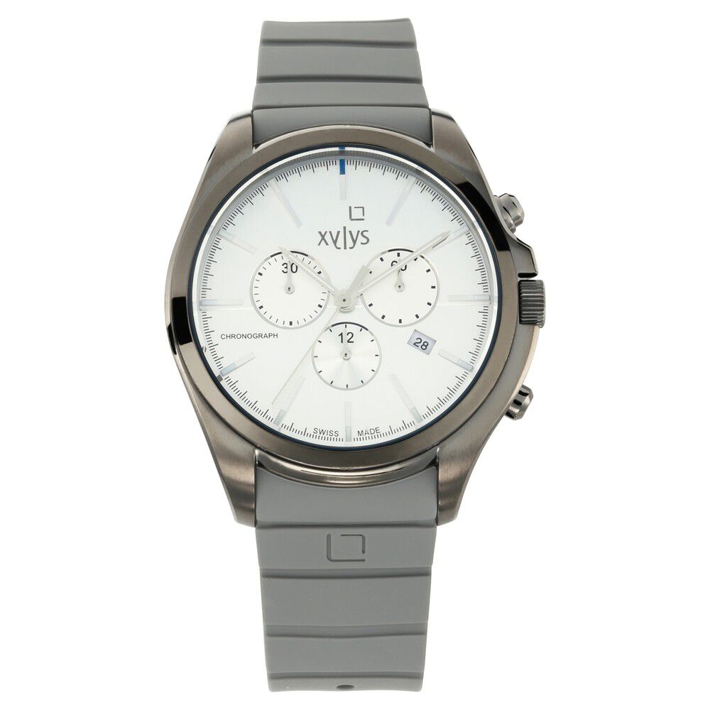 Buy Online Xylys Quartz Analog with Date Blue Dial Leather Strap Watch for  Men - nr40037wl02e | Titan