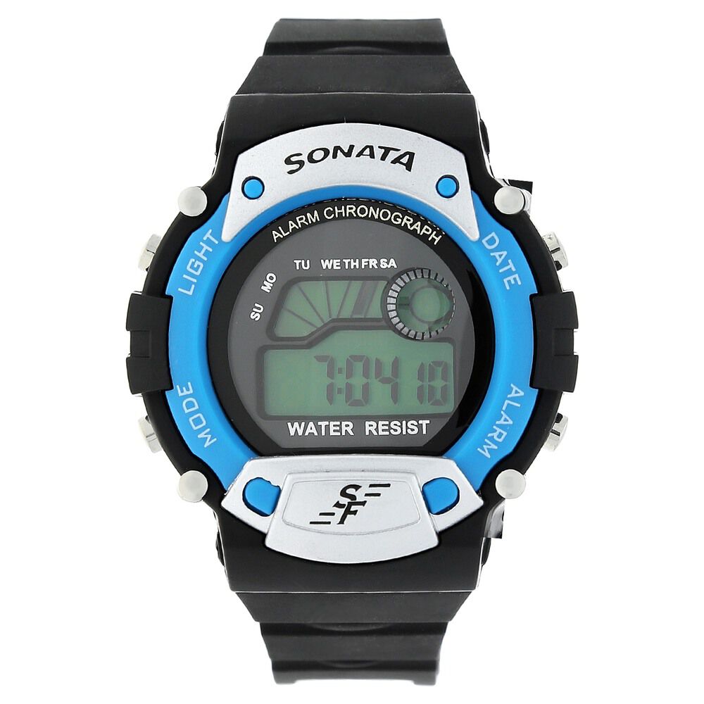 Buy Sonata Sf Economy Series 77075pp05 Black Dial Digital Watch For Men  Online