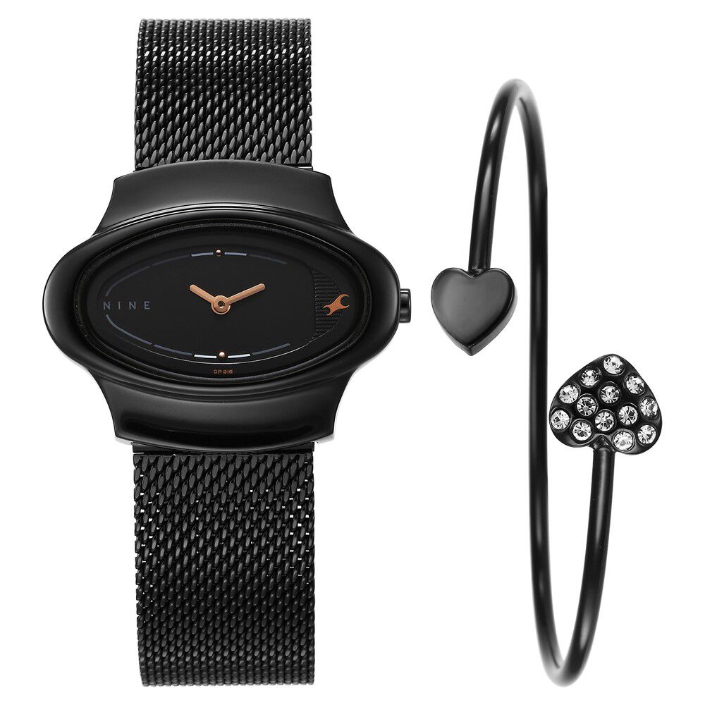 Fastrack ladies watch cheap black