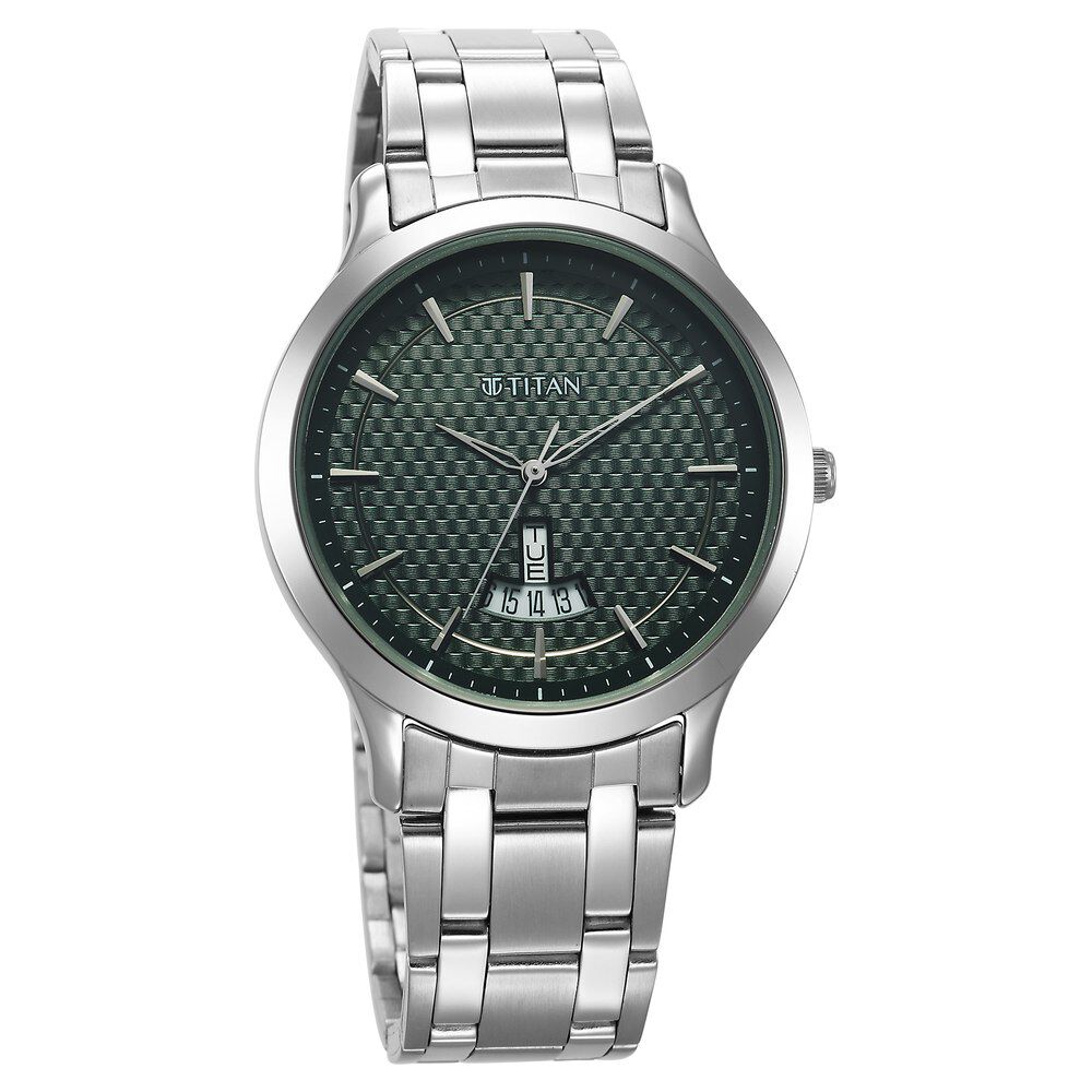 Titan Men's Watch Gents Karishma Analog Green Dial -9315YM06 Online at Best  Price|authorized selling partner watchbrand