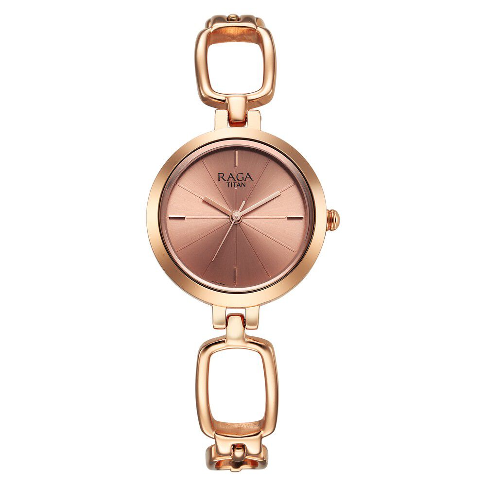 Amazon.com: Titan Raga Analog Gold Dial Women's Watch NM2455YM01/NN2455YM01  : Clothing, Shoes & Jewelry