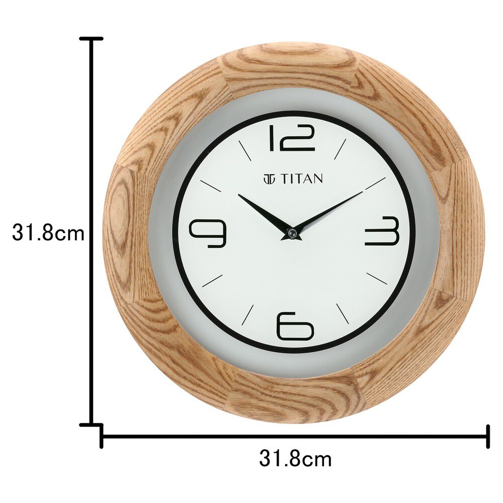 Alight Watch co - TITAN W0001PA02 Contemporary Rose Gold Metallic Finish Wall  Clock with Silent Sweep Technology - 30 cm x 30 cm Alight watch co.  available Wall clocks, Wrist watch, Alarm