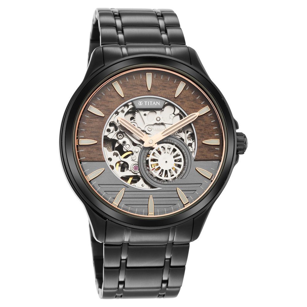 Buy Online Titan Quartz Analog White Dial Leather Strap Watch for Men -  nr1585sl07 | Titan