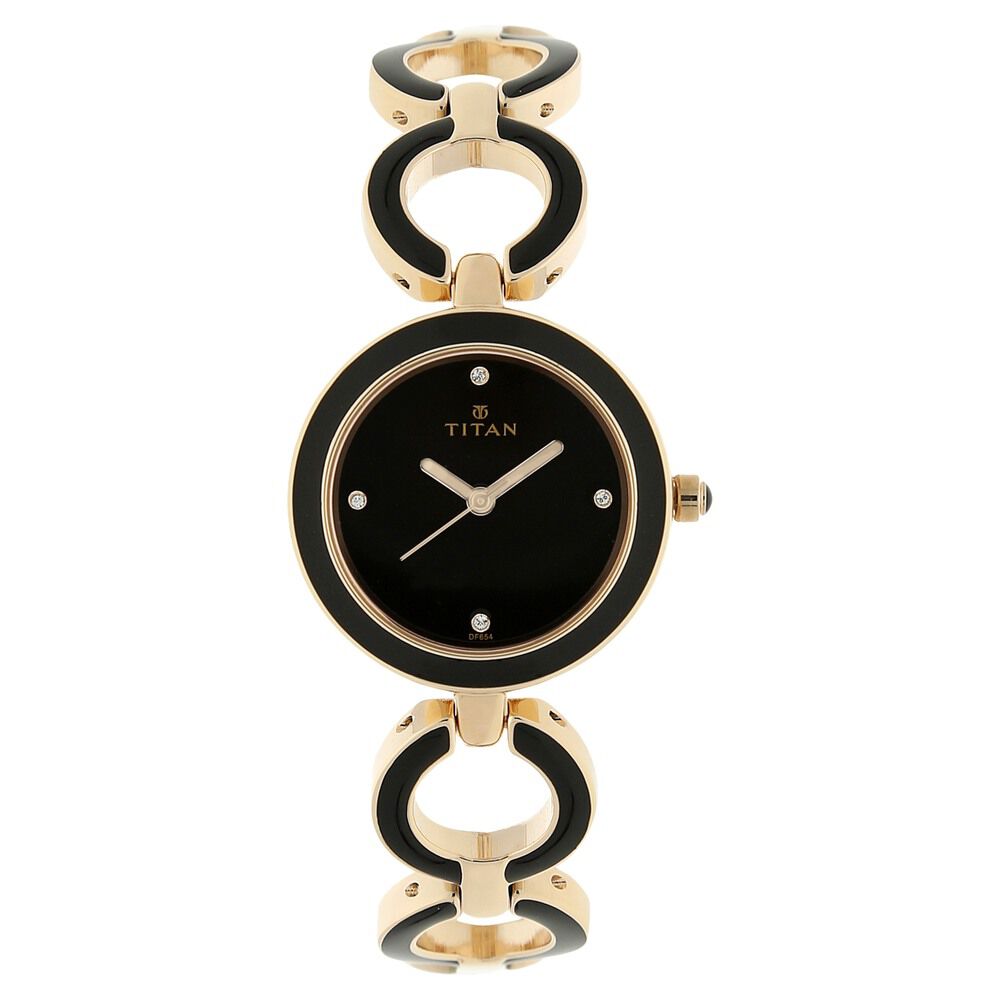 TITAN karishma Dark Brown Dial Metal Strap Watch 1825BM01 Online at Best  Price|watchbrand