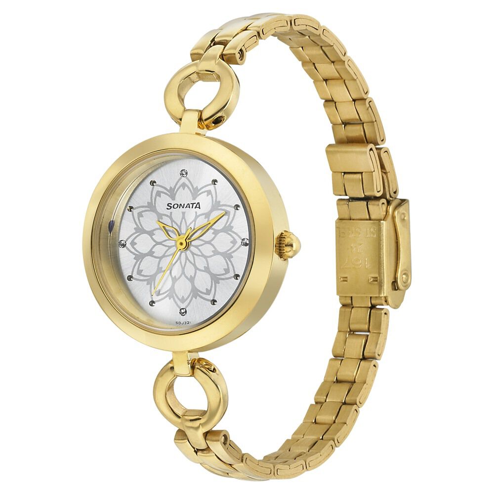 White Freshwater Pearl Bracelet Watch in Silver - Wedding, Bride,  Bridesmaid Gift
