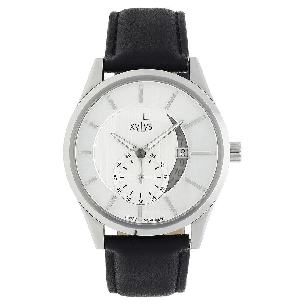 Round Analog Titan Xylys Silver Dial Leather Strap Watch at Rs 20000 in  Bengaluru