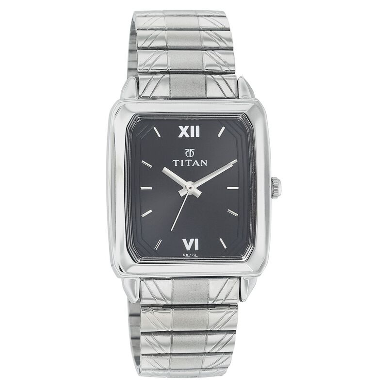 Buy Online Titan Quartz Analog Black Dial Watch for Men - nd1581sm02 ...