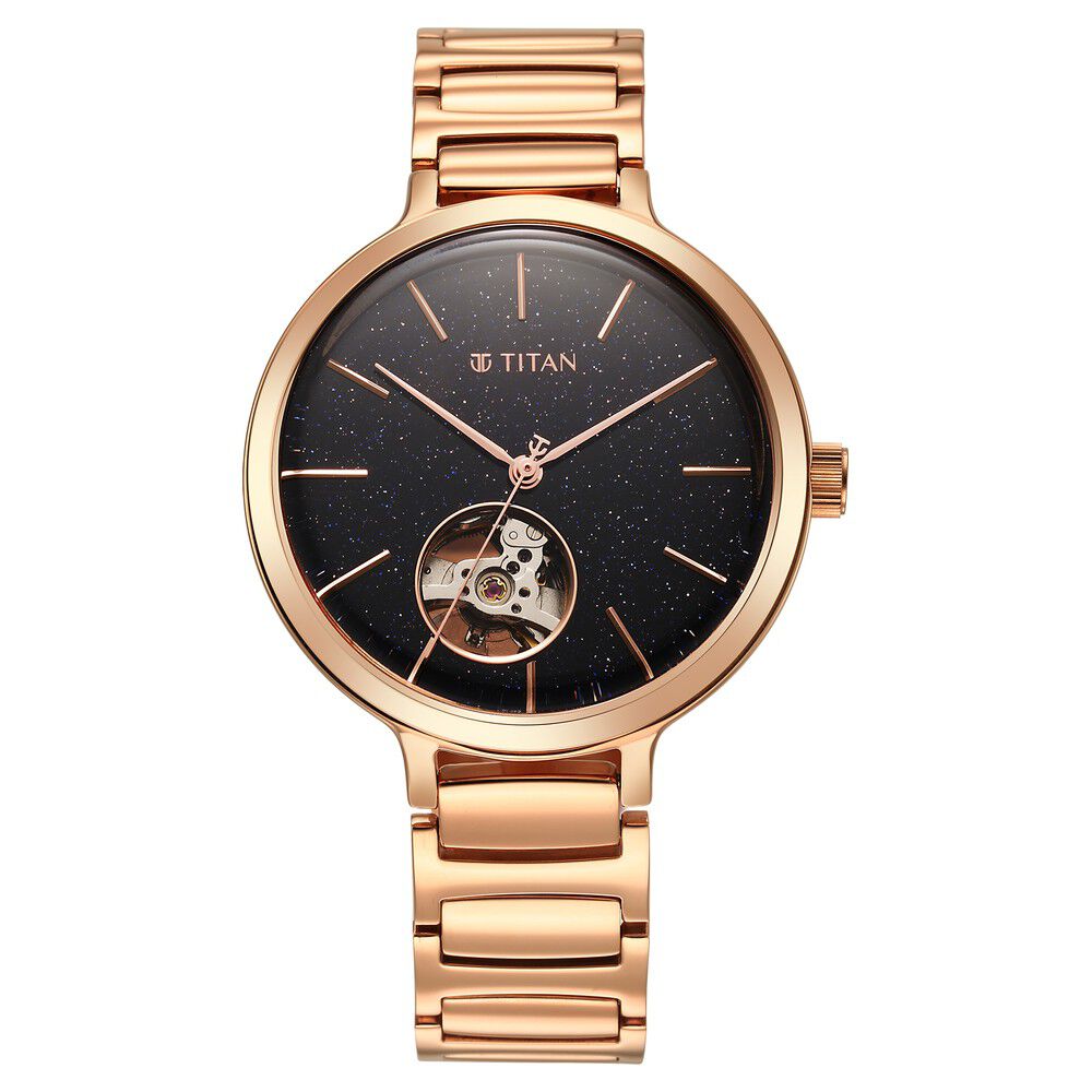 Buy Titan Men Black Dial Automatic Watch 90036WL02J - Watches for Men  1129840 | Myntra