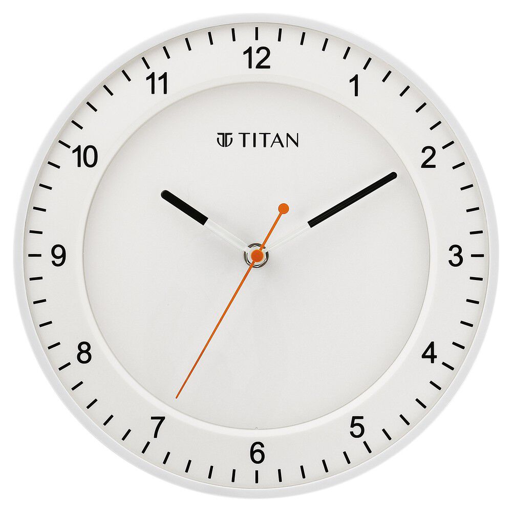 Buy Titan Wooden Wall Clock with Domed Glass - 32.3 cm x 32.3 cm (Medium)  Online at Low Prices in India - Amazon.in