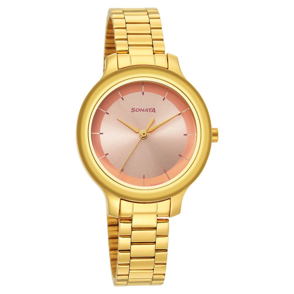 Fastrack White Dial Analog Watch For Women -NP9827PP07 | Pink watch, Womens  watches, White dial