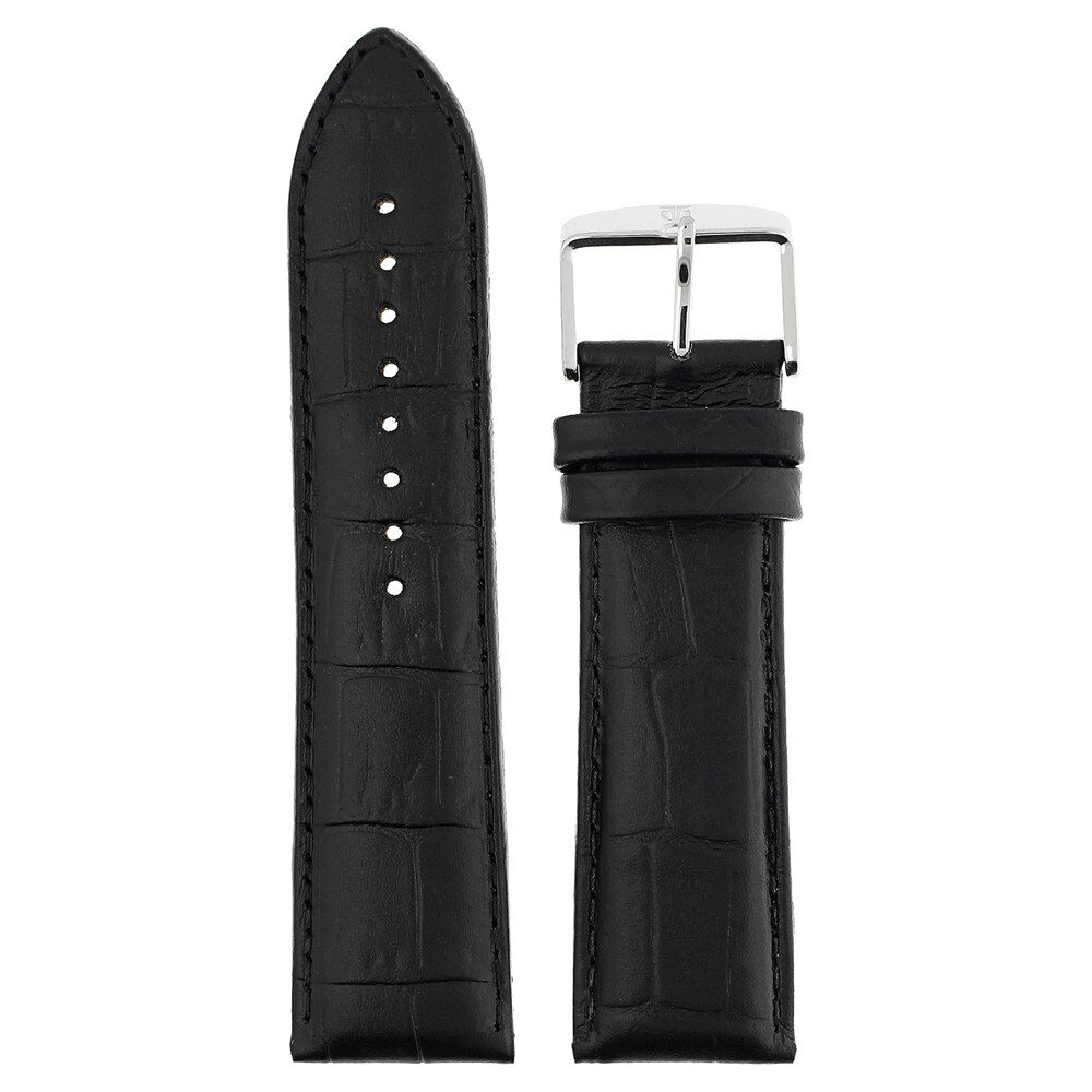 HIRSCH Duke Leather Watch Straps | USA Hirsch Straps - burgundy - burgundy