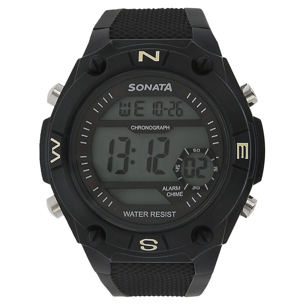 SF Atomic Digital Black Dial Men's Watch - 77097PP04 / 77097PP04 :  Amazon.in: Fashion