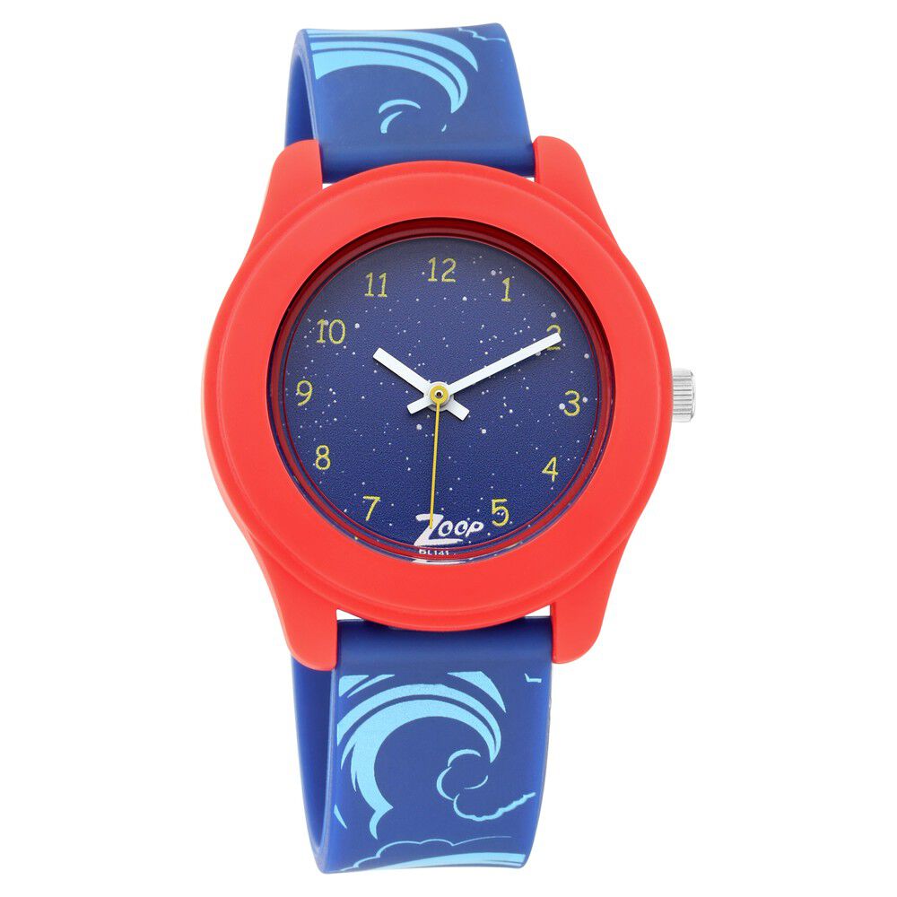 Buy Online Zoop By Titan Quartz Analog Blue Dial PU Strap Watch for Kids -  nk16003pp04 | Titan