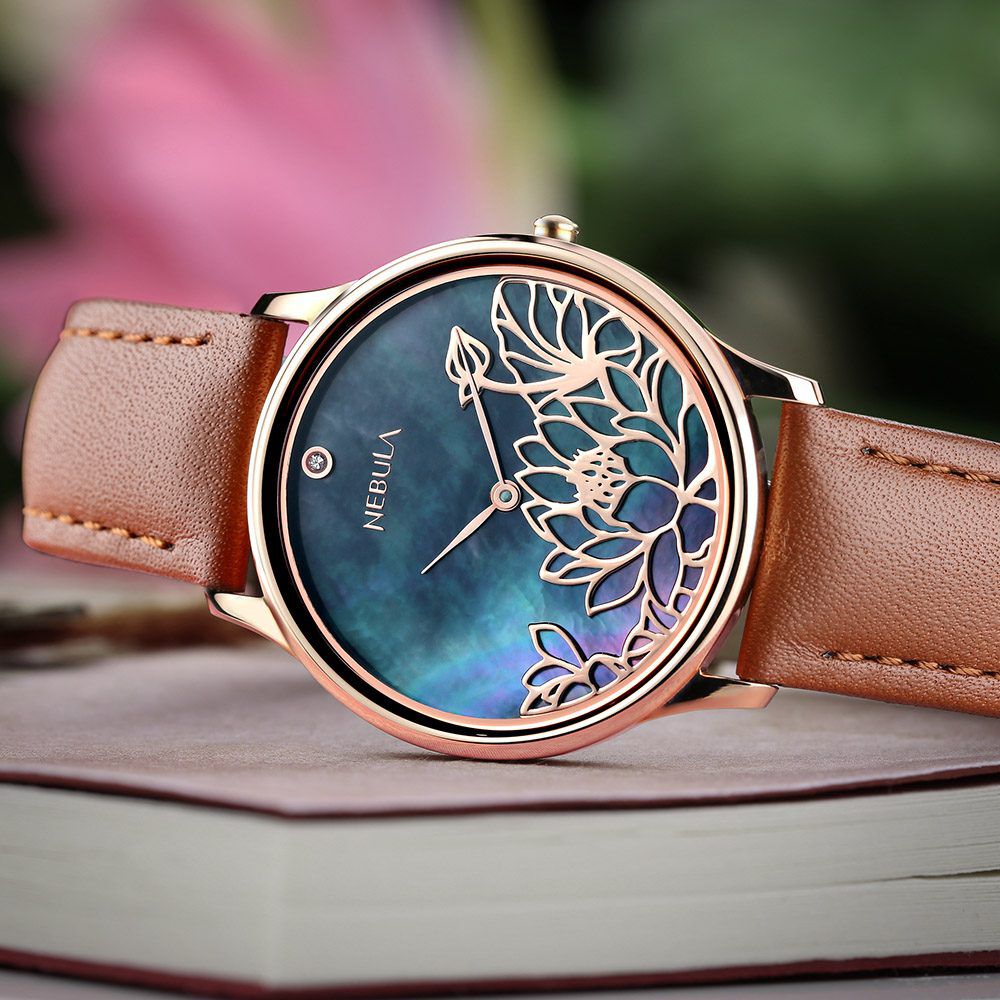Buy Online Titan Nebula Filigree Quartz Analog 18 Karat Solid Gold Watch  for Women - np5546dm01 | Titan