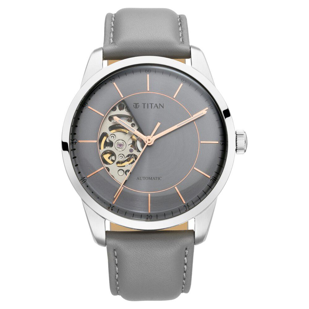 Titan Analog Gray Dial Men's Watch-1793KL02 : Amazon.in: Fashion