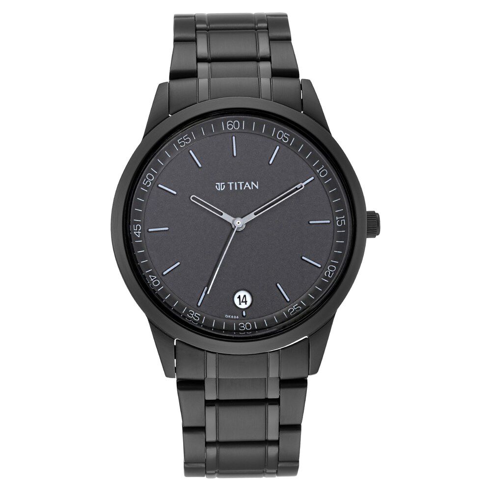 Titan Men's Metropolitan Charm: Men's Multifunctional Black Watch With  Leather Strap (1805WL02) - Kinaun (किनौं) Online Shopping Nepal