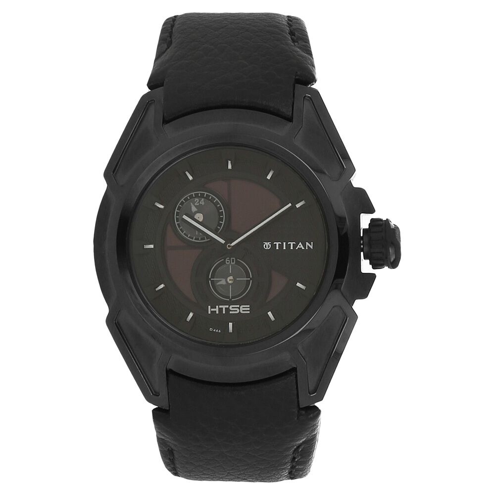 Buy Titan HTSE Men Black Dial Watch 1635KP02 - Watches for Men 416289 |  Myntra