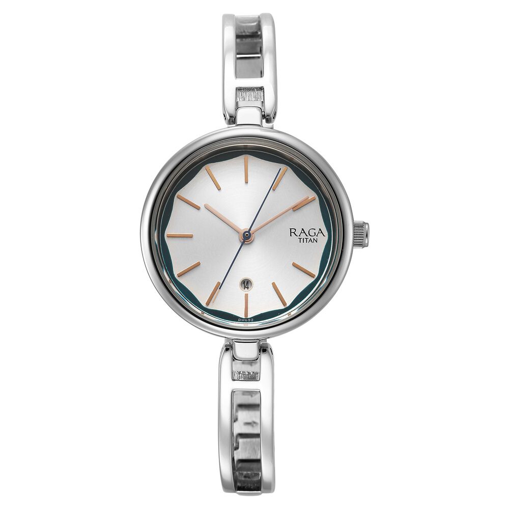 Buy Titan 2669SM01 Silver Dial Analog Watch for Women Online