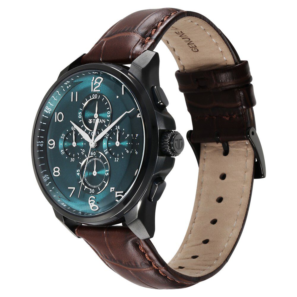 Nate Chronograph Black Stainless Steel Watch - JR1401 - Fossil