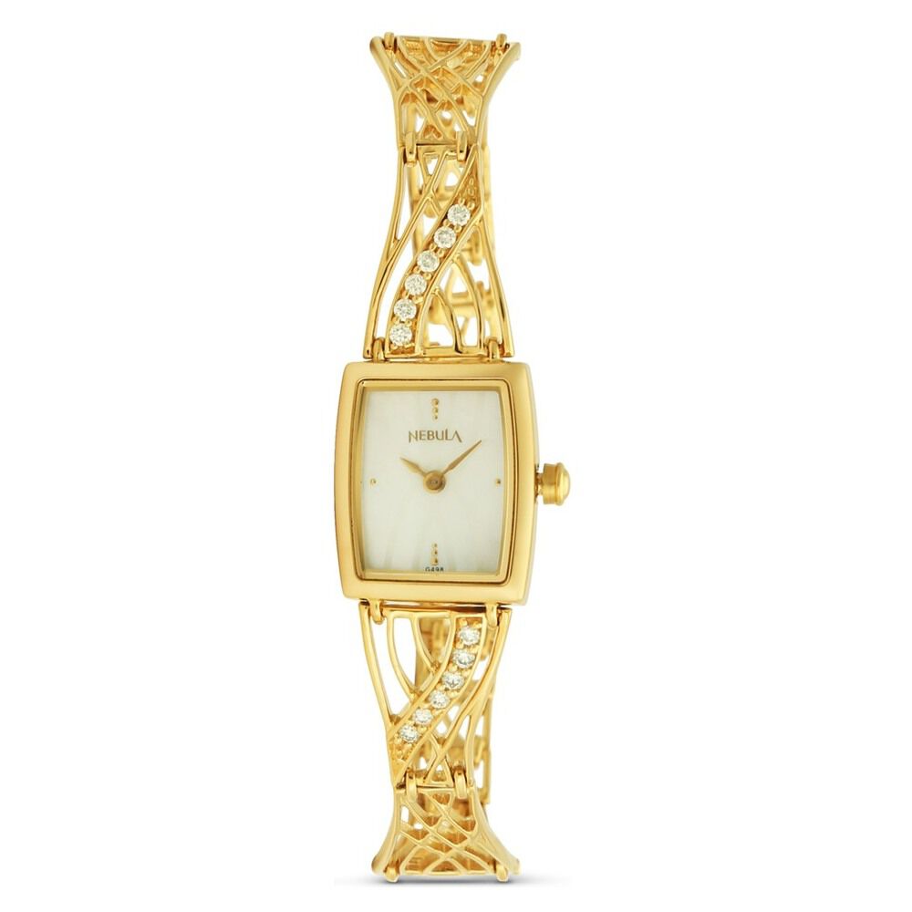 14k YELLOW GOLD DIAMOND GENEVE QUARTZ DRESS WATCH 26mm – Sumpters Jewelry