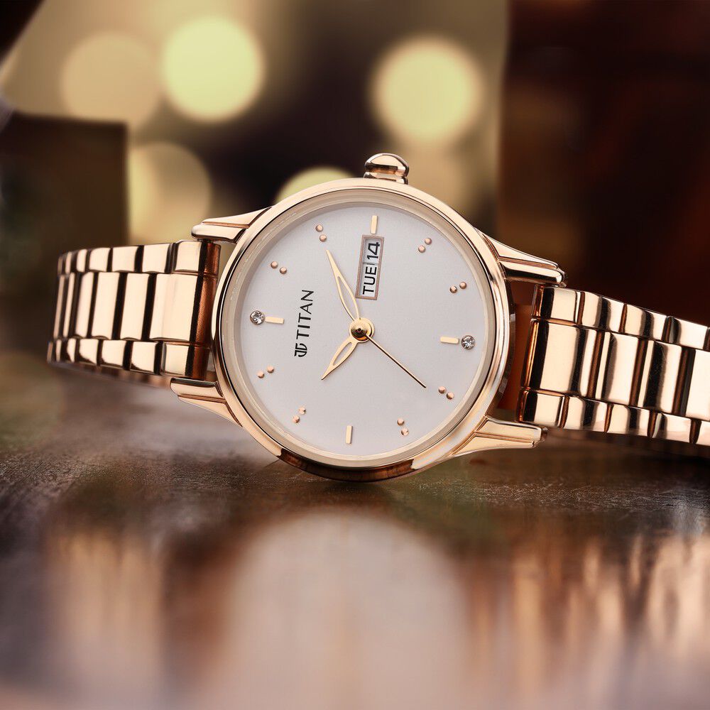 Buy Rose Gold Watches for Women by Uniquest Online | Ajio.com