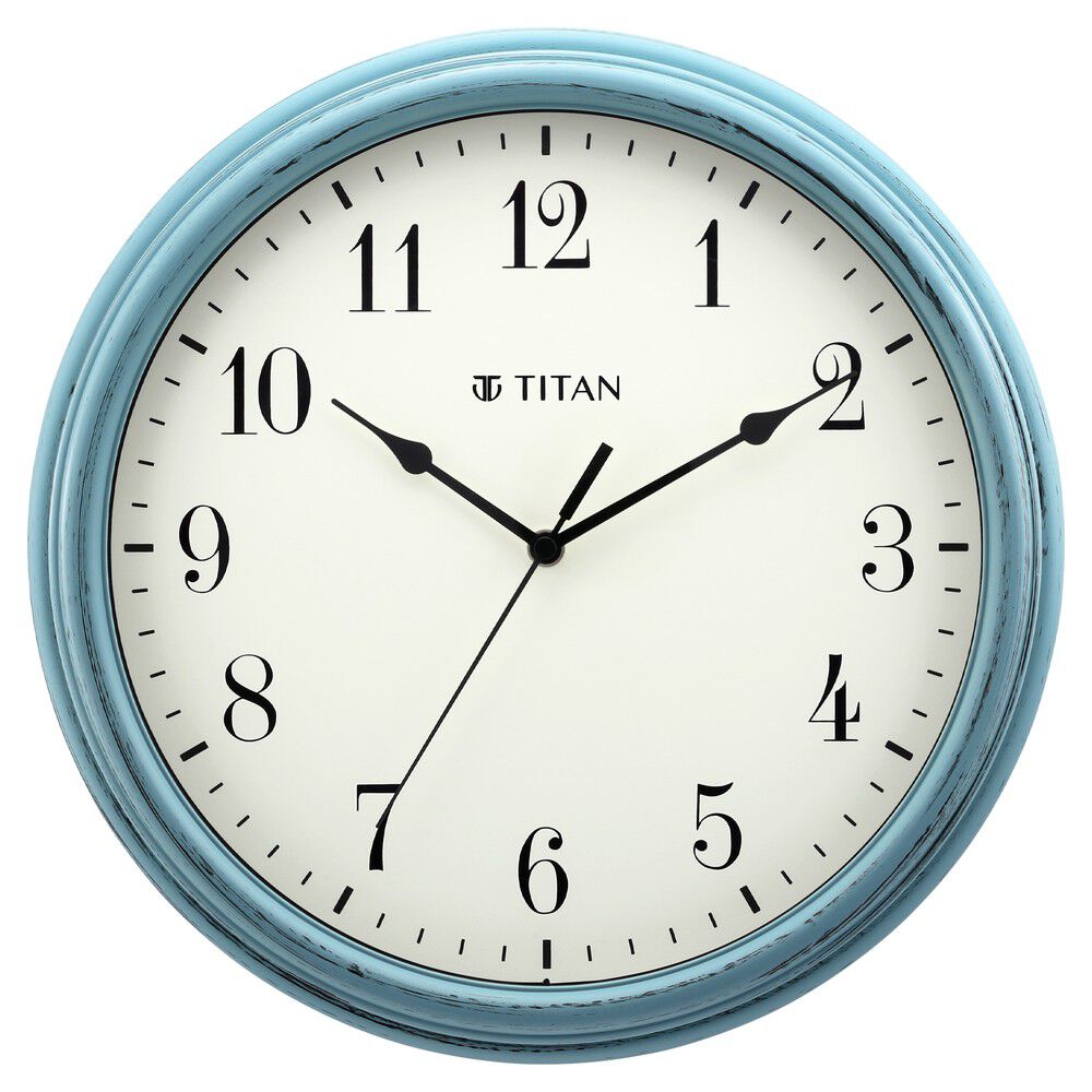 Titan Contemporary Rose Gold Metallic Finish Wall Clock with Silent Sweep  Technology - 30 cm x 30 cm (Medium) : Amazon.in: Home & Kitchen