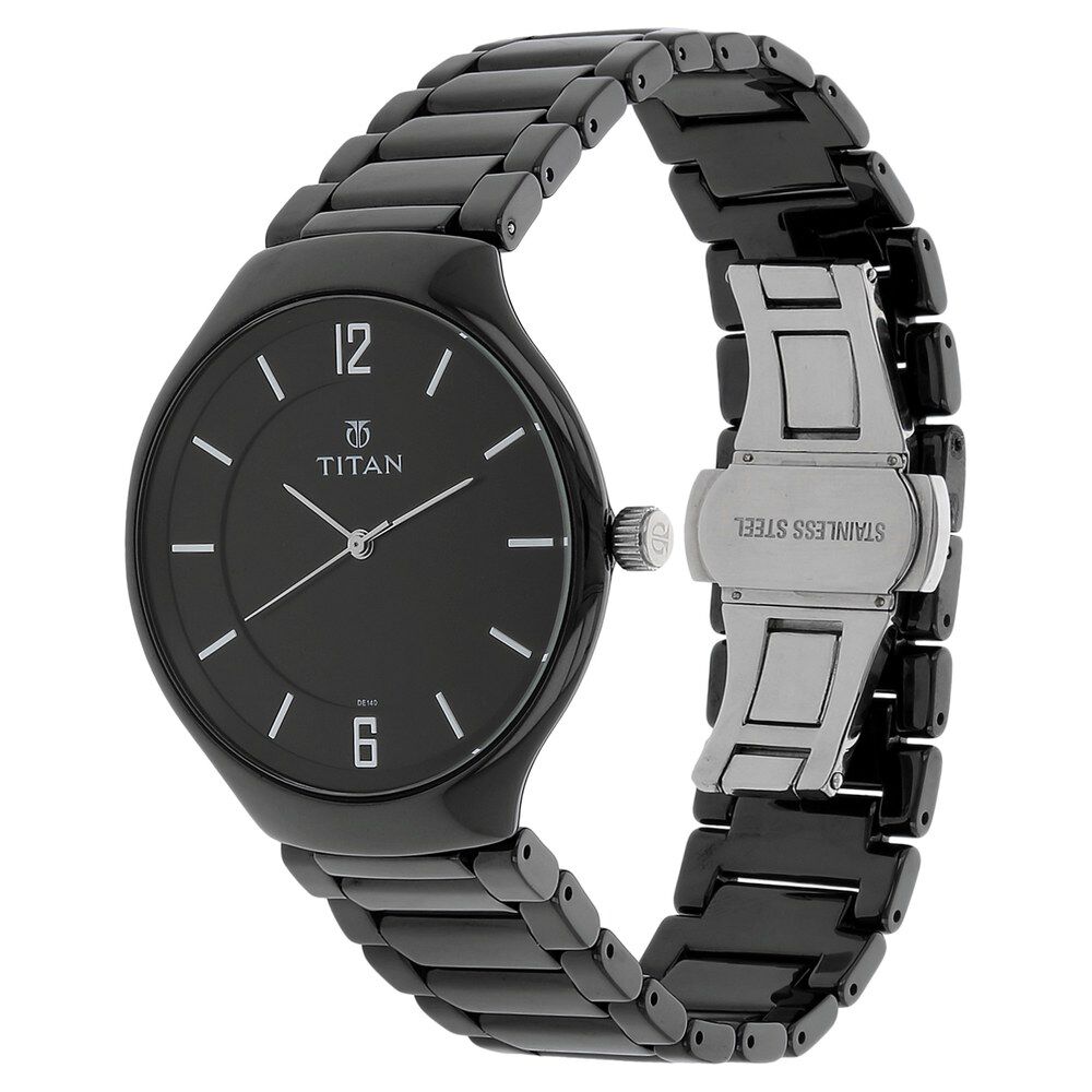 Titan ceramic discount watch for men