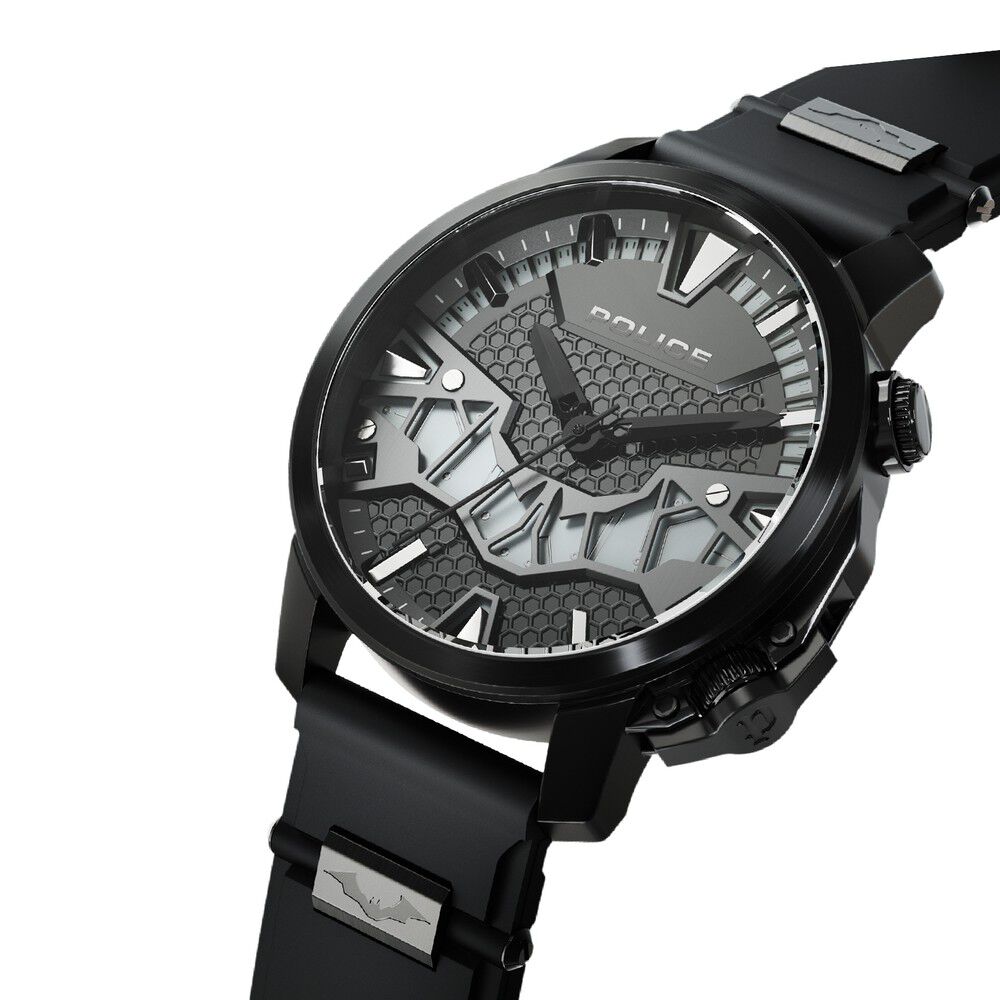 Gotham Women's Silver-Tone Dual Time Zone Leather Strap Watch # GWC15093SB  : Amazon.in: Fashion