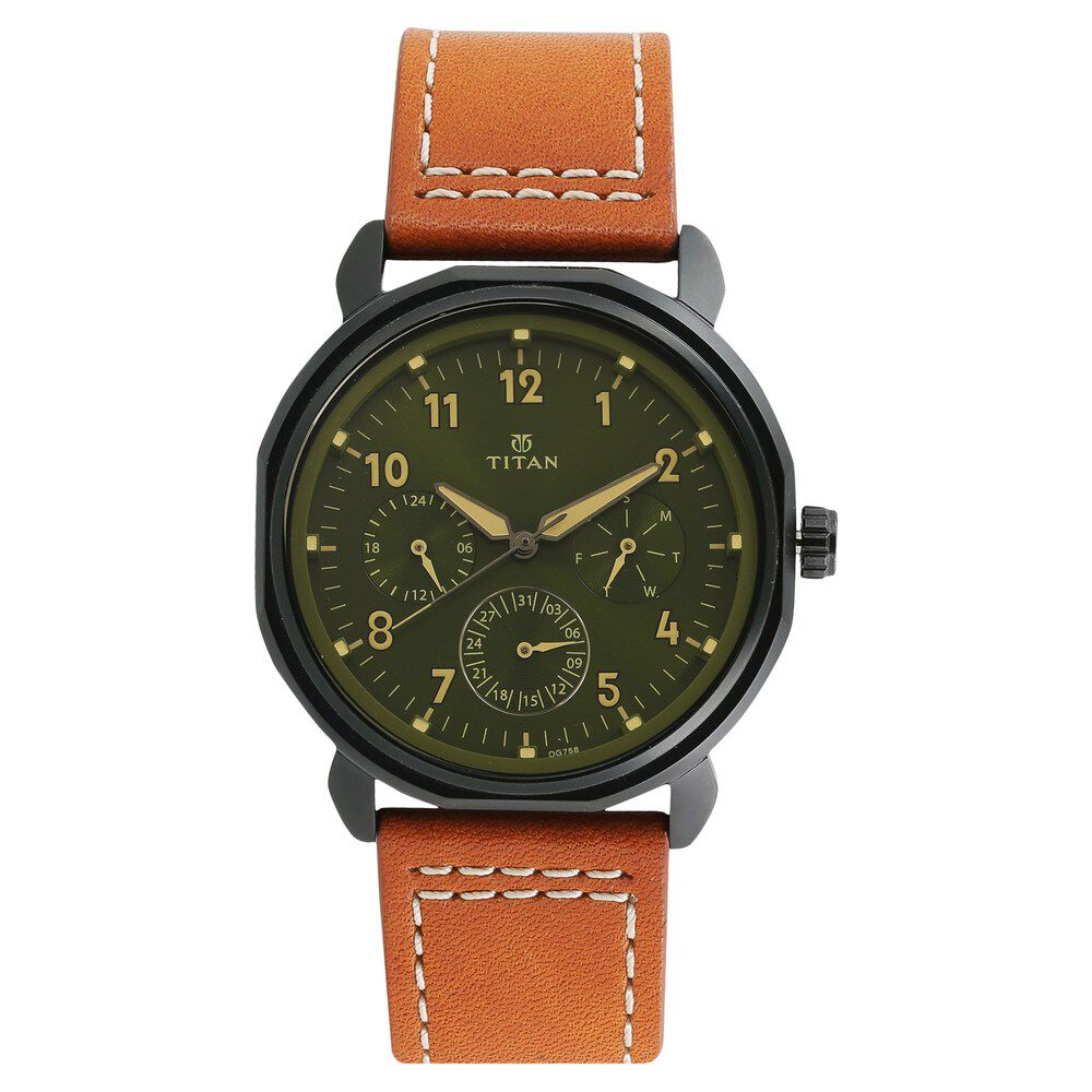 Amazon.com: Titan Womens Moments of Joy Green Stainless Steel Analogue Watch  - 95139QM01, Green : Clothing, Shoes & Jewelry