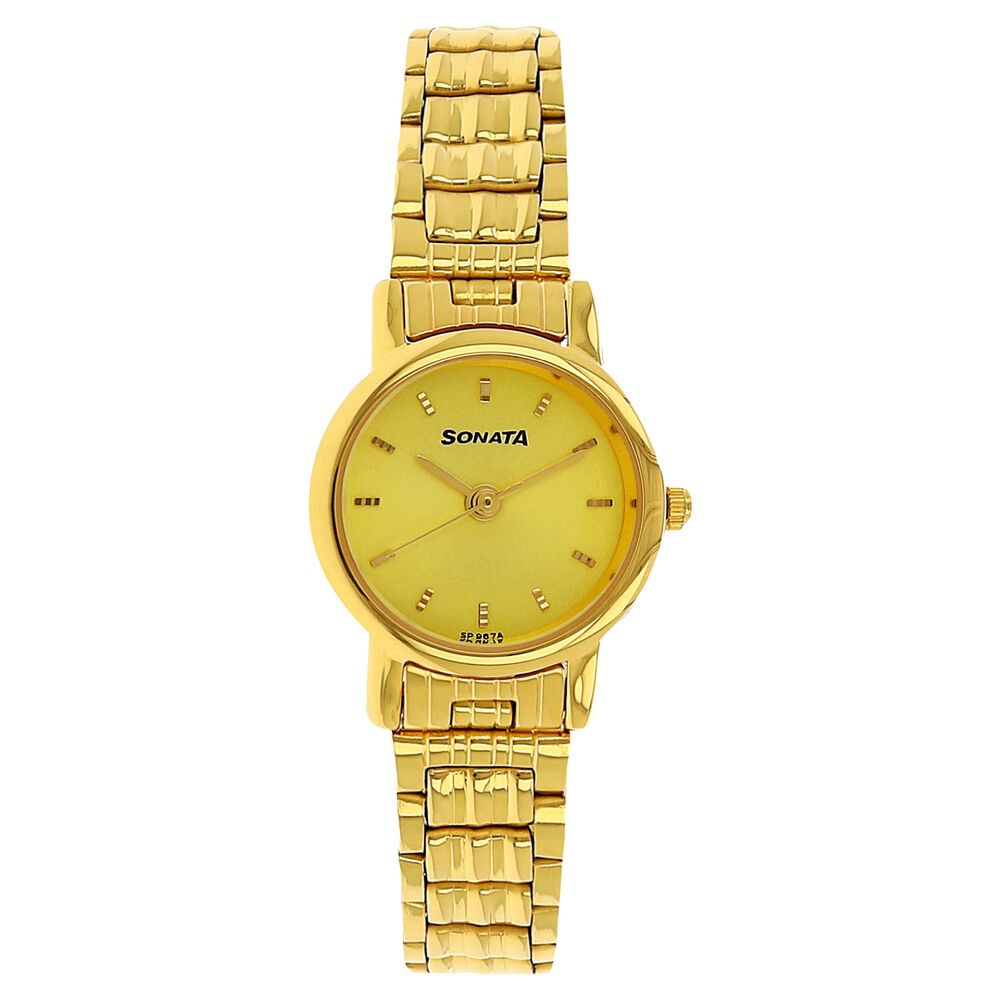 Sonata Nf1013ym15 Men's Watch in Bangalore at best price by Titan Company  Ltd (Corporate Office) - Justdial