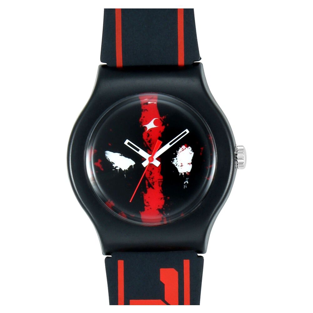 Buy AROA Watch for Men with Deadpool Marvel Comics Art Model :543 in Black  Metal Type Rubber Analog Watch Yellow Dial for Men Stylish Watch for Boys  at Amazon.in