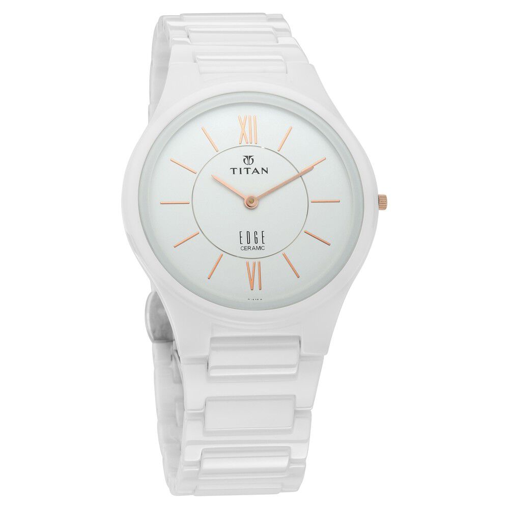 Buy Titan White Dial Analog Watch -NM1445YL04 online