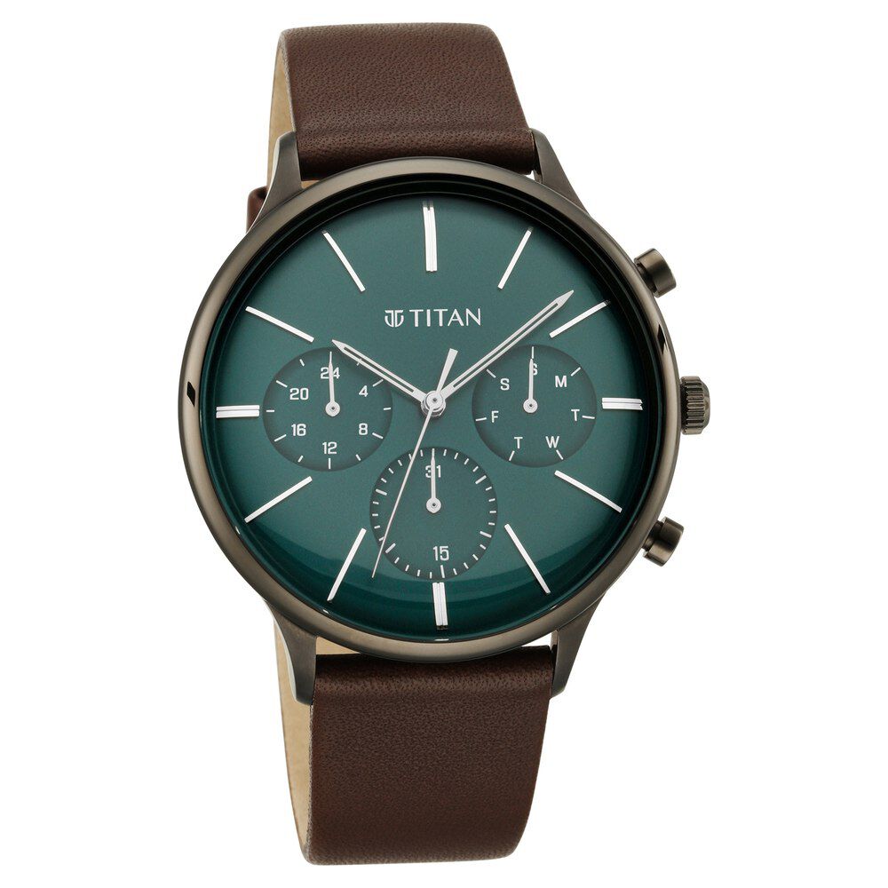 Buy Online Titan Ceramic Fusion Quartz Multifunction Black Dial Silver  Dual-Toned Stainless Steel Bracelet Watch for Men - nr90148kd01 | Titan