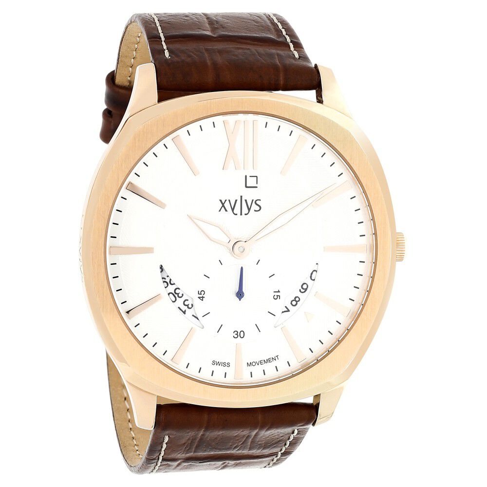 Round Analog Titan Xylys Silver Dial Leather Strap Watch at Rs 33000/piece  in Bengaluru