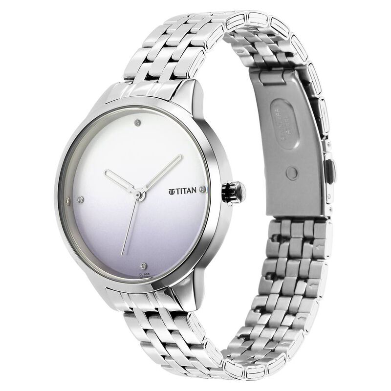 Buy Online Titan Pastel Dreams Blue Dial Analog Metal Strap watch for ...