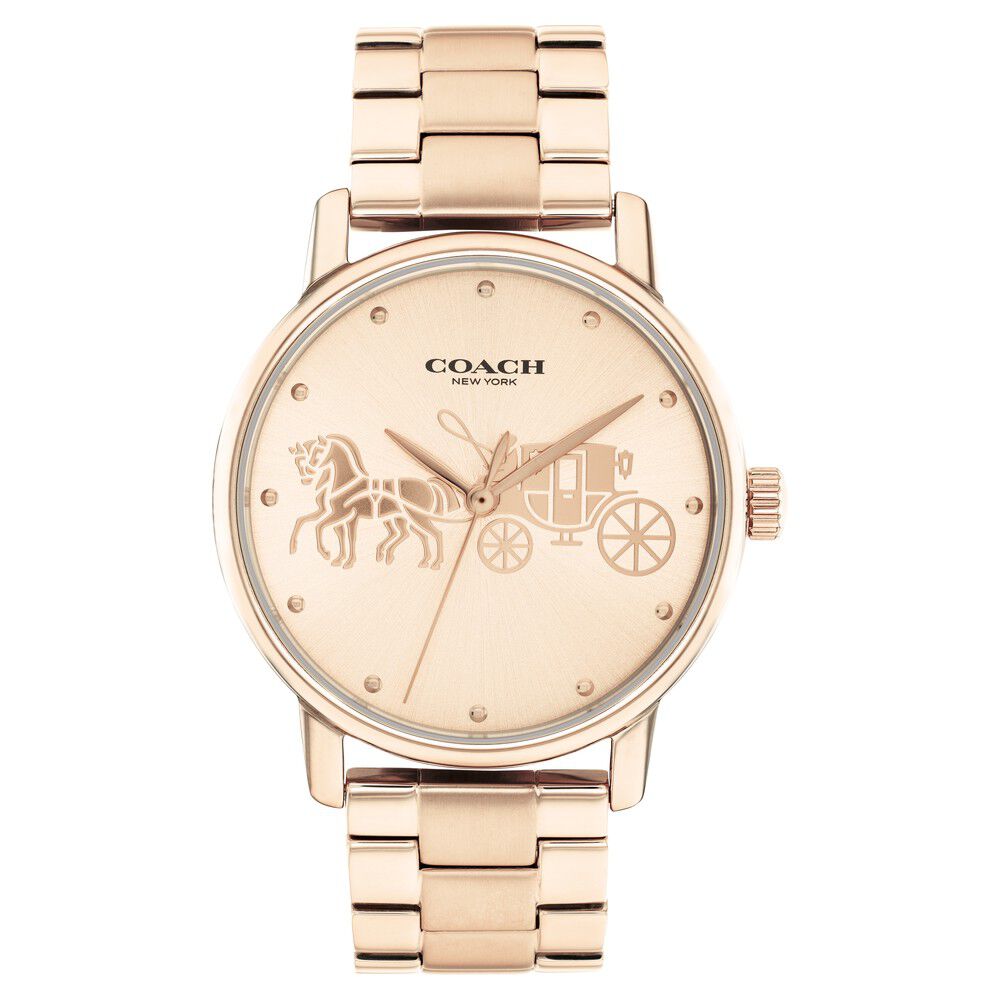 Buy Coach Watches Delancey Sport Rose Gold Toned Stainless Steel Ladies  Watch Co14502944w Online