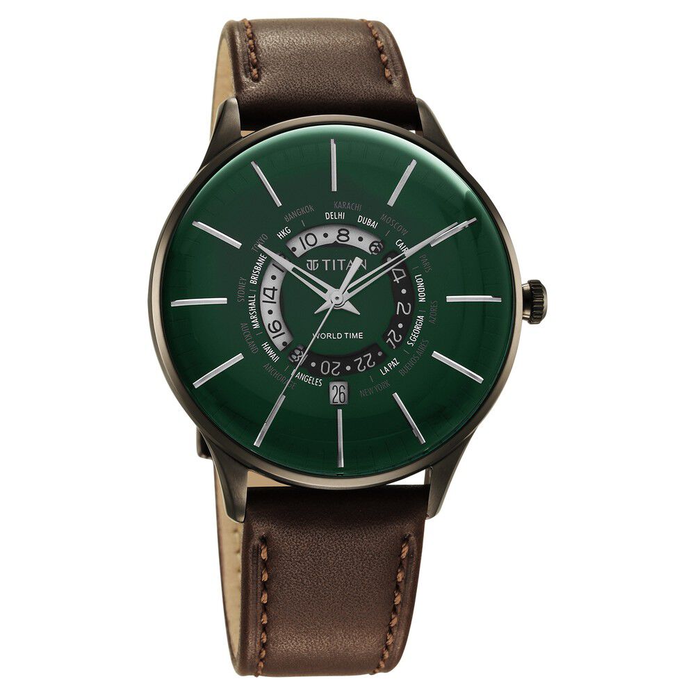 Titan Raga Moments of Joy Green Mother-of-Pearl Dial Analog Watch for Women  | TITAN WORLD | Bopal | Ahmedabad