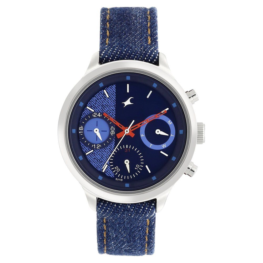 Round Fastrack Black Dial Denim Strap Watch NG9463AL08AC at Rs 2445/piece  in Chandigarh