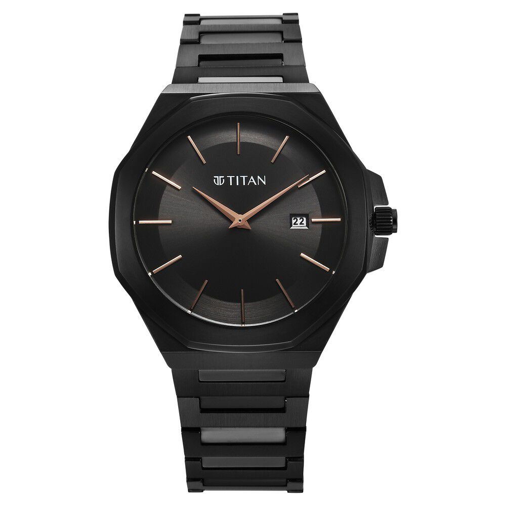 Buy Online Titan Classic Slim Quartz Analog with Date Blue Dial 