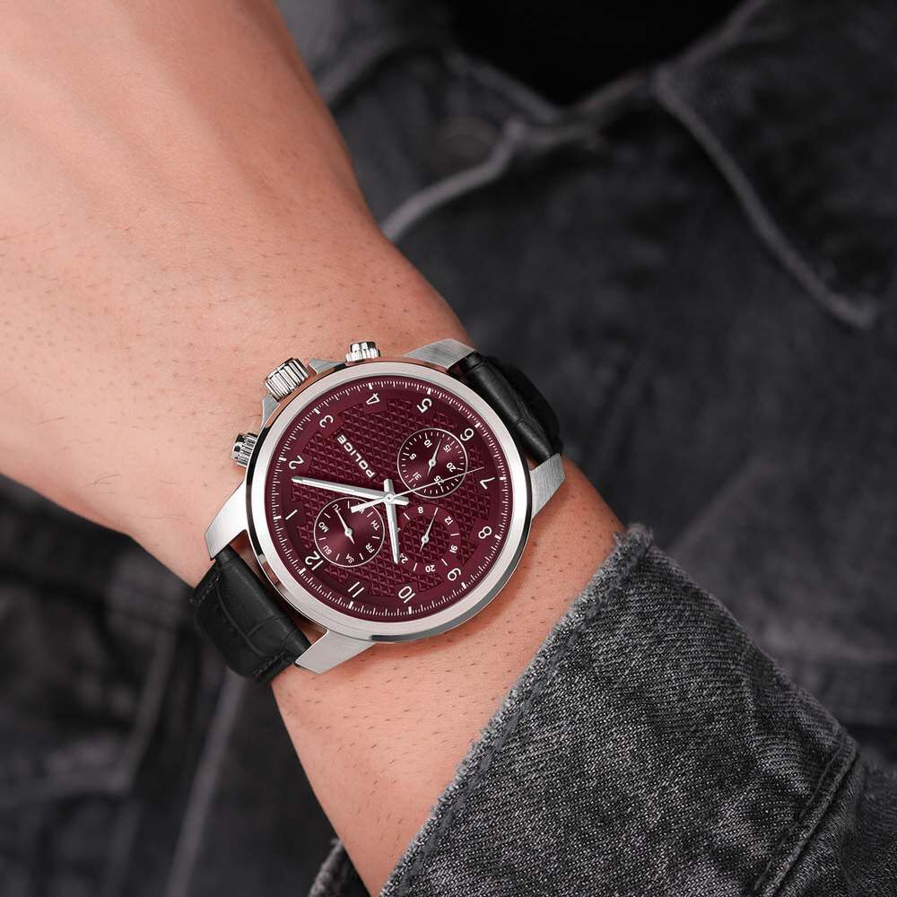 Gen-y GY-86 Dark Red Maroon Functioning Day and Date Watch - for Men :  Amazon.in: Fashion