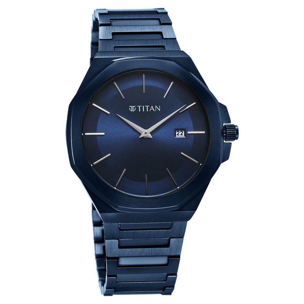 Buy Online Titan Karishma Silver Dial Watch for Men - nr10005ym02 | Titan