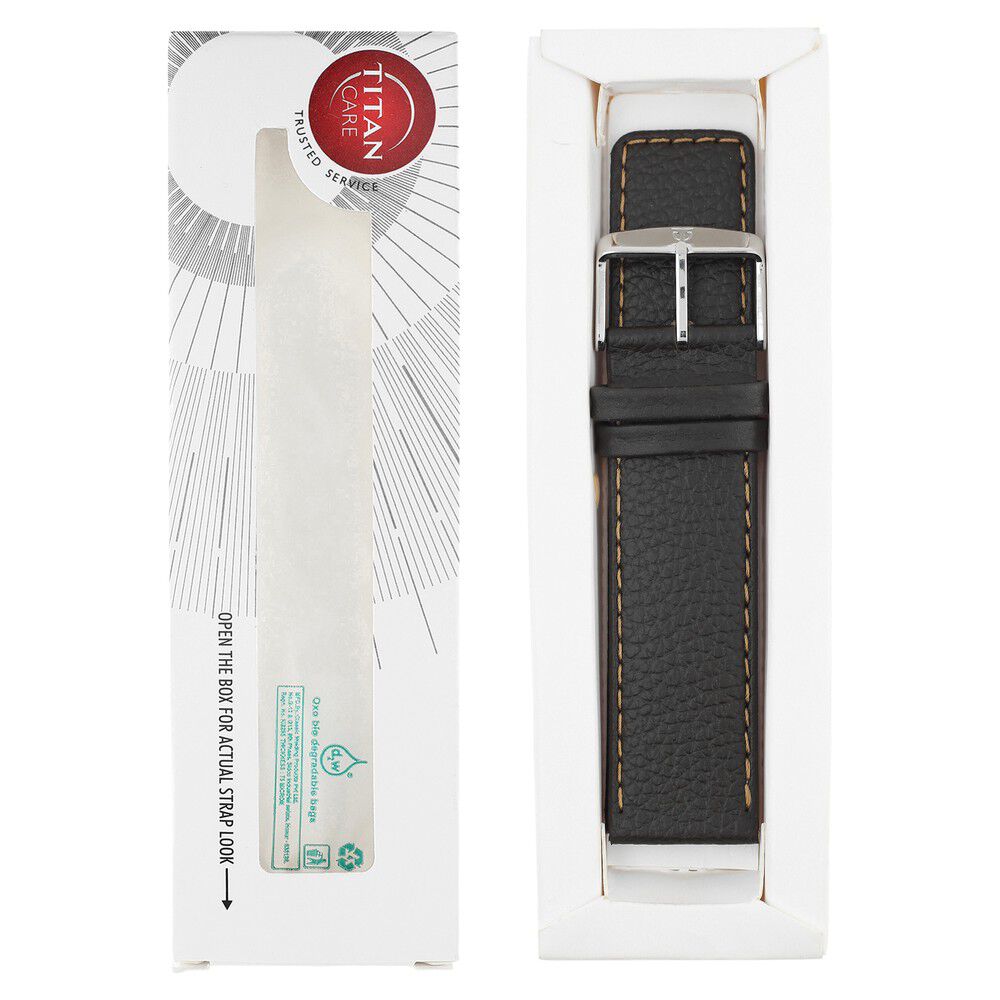 Titan 24 mm Blue Genuine Leather Straps for Men | TITAN WORLD | Badasankha  | Puri