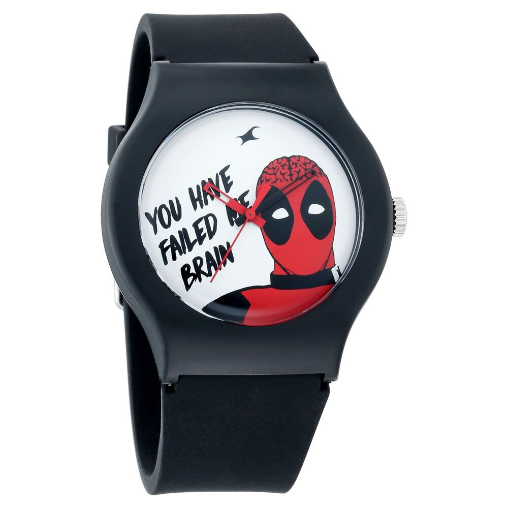 Buy Deadpool By Fastrack White And Red Dial Analog Unisex Watch 9915PP79  Online at Low Prices in India at Bigdeals24x7.com