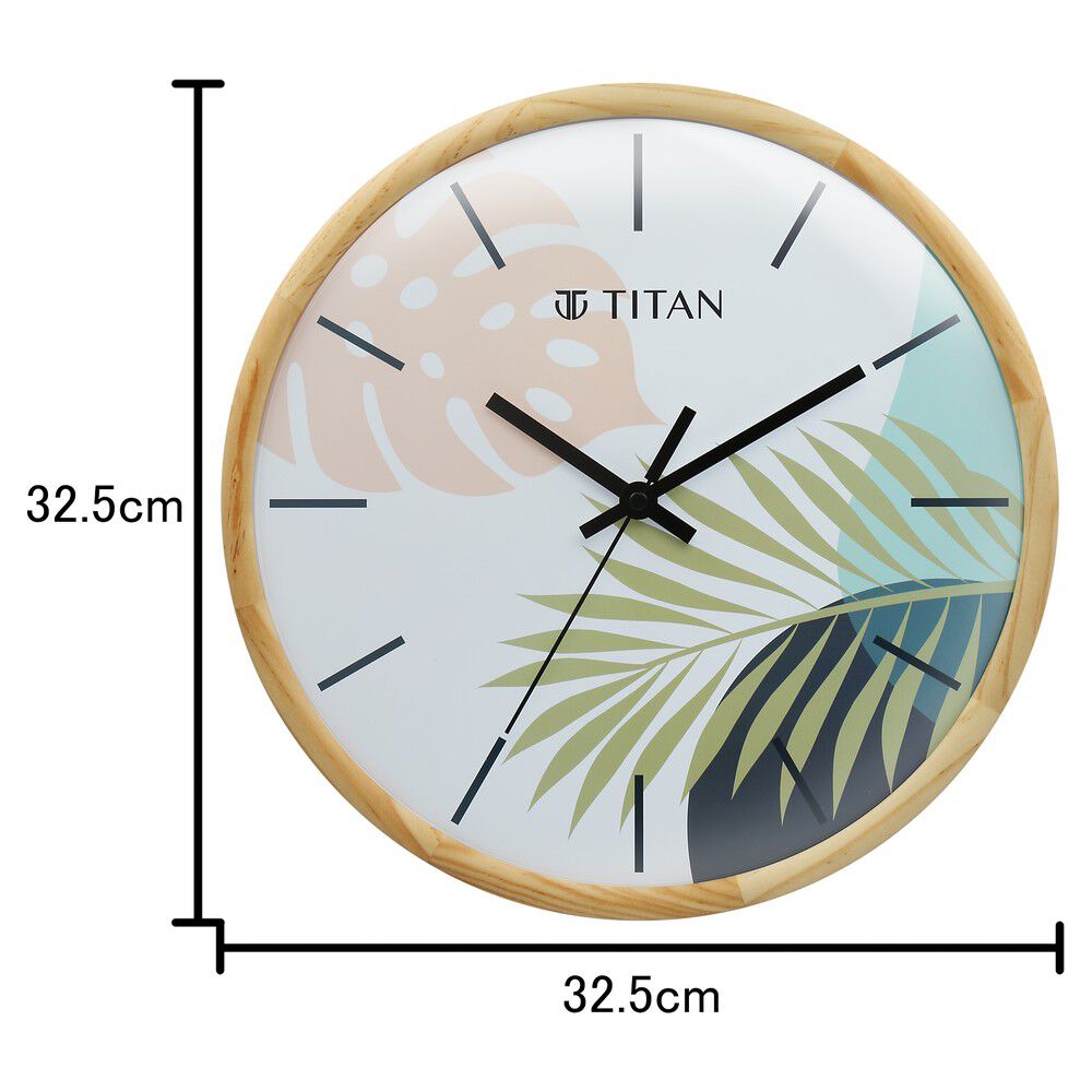 Titan Contemporary Tropical Timepieces - Coastal - 32 cm x 32 cm