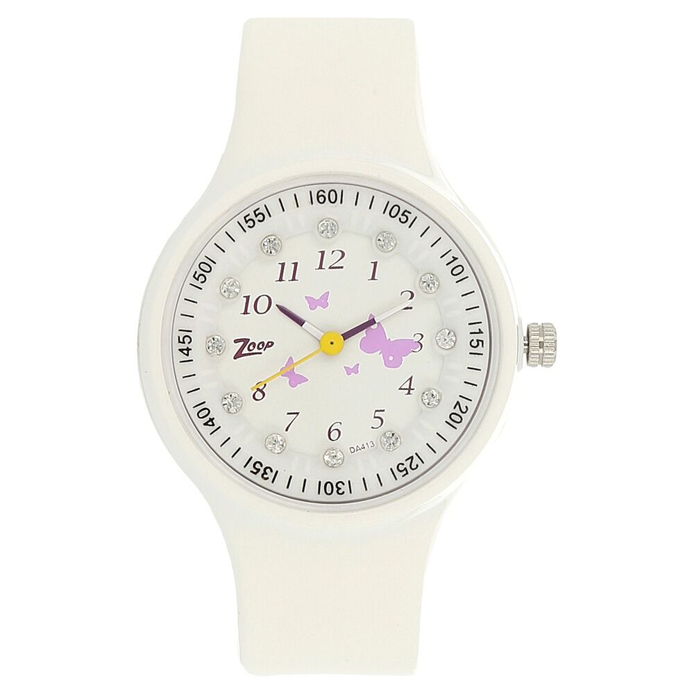 Buy Online Titan Workwear White Dial Analog Leather Strap watch for Women -  np2639sl04 | Titan