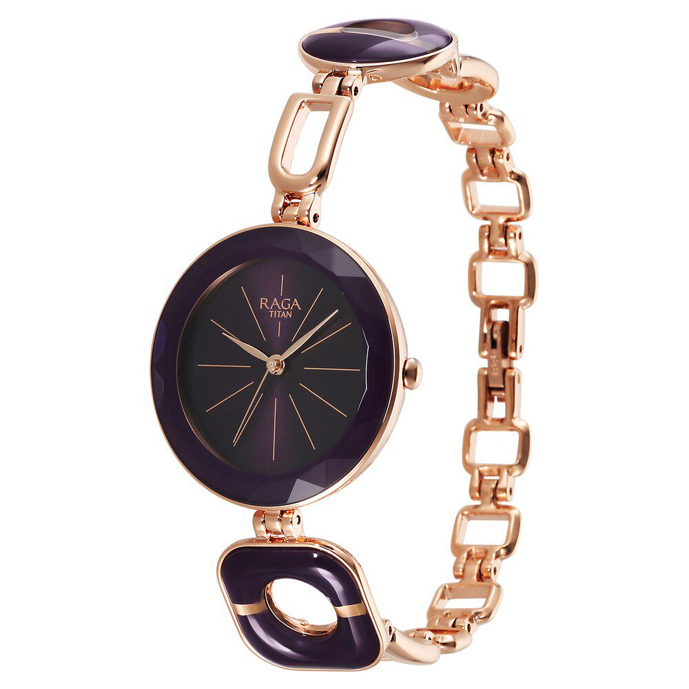 Buy Titan Purple Self Expression Analog Dial Women's Watch-NM95111WL01 /  NL95111WL01 Online at Lowest Price Ever in India | Check Reviews & Ratings  - Shop The World