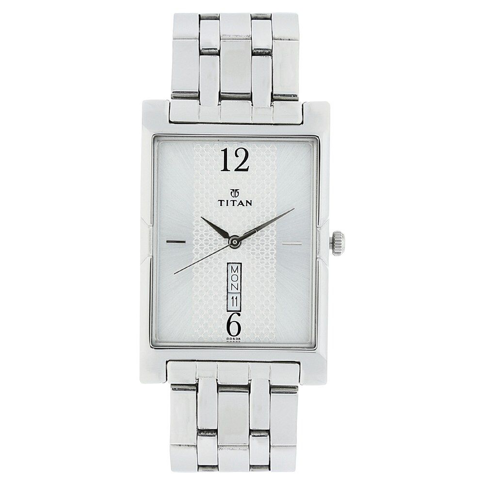 Titan Men's 'Neo' Quartz Metal and Brass Casual Watch, Color:Silver-Toned  (Model: 1698SM02) - Walmart.com